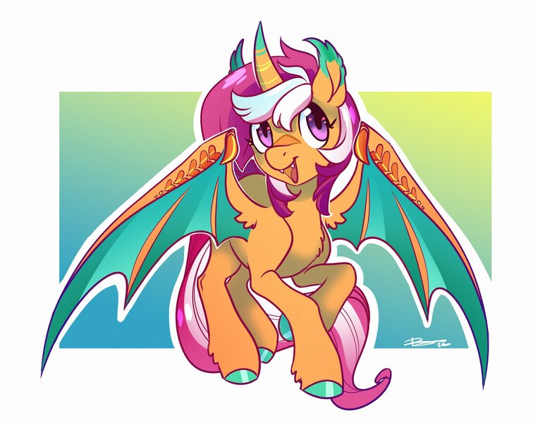 Size: 4096x3220 | Tagged: safe, artist:opalacorn, derpibooru import, oc, unofficial characters only, dracony, dragon, hybrid, pony, image, jpeg, solo