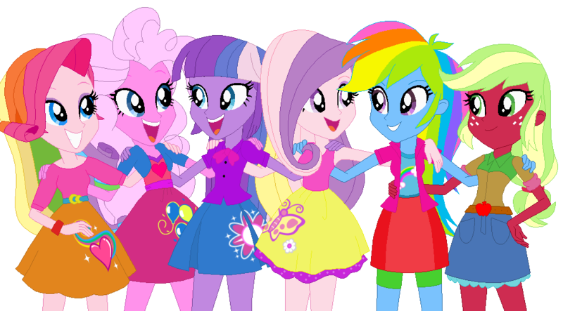Size: 1023x566 | Tagged: safe, artist:03daimond24, artist:durpy, artist:kinnichi, artist:selenaede, artist:the smiling pony, derpibooru import, applejack (g3), fluttershy (g3), pinkie pie (g3), rainbow dash (g3), rarity (g3), twilight twinkle, human, equestria girls, base used, belt, bowtie, bracelet, clothes, cutie mark, cutie mark on clothes, equestria girls-ified, g3, g3 to equestria girls, g3 to g4, g4, generation leap, hand on hip, hand on shoulder, image, jacket, jewelry, png, shirt, simple background, skirt, smiling, tanktop, transparent background