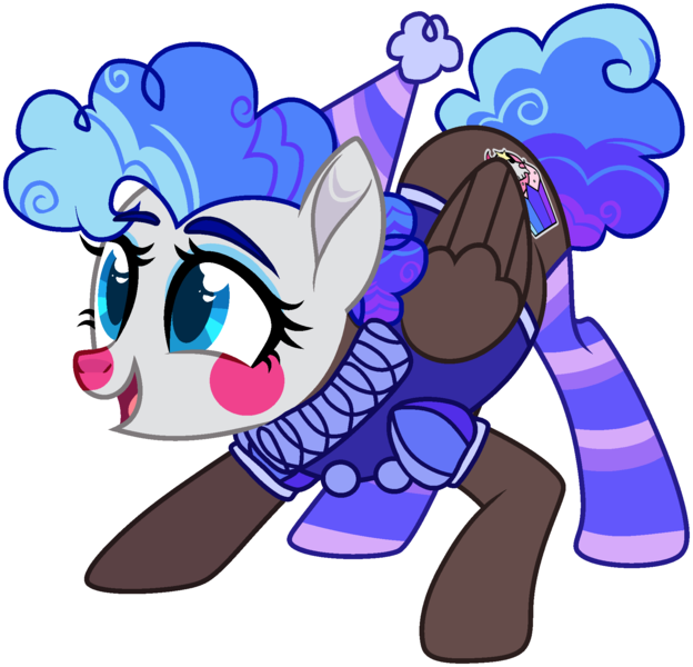 Size: 1841x1769 | Tagged: safe, artist:rickysocks, derpibooru import, oc, pegasus, pony, base used, clothes, clown makeup, female, hat, image, mare, party hat, png, simple background, solo, transparent background