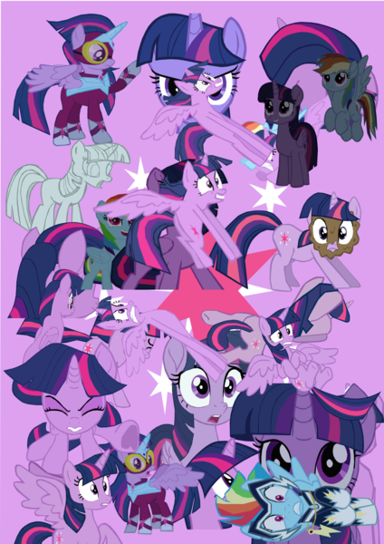 Size: 1280x1810 | Tagged: safe, artist:benpictures1, derpibooru import, masked matter-horn, rainbow dash, twilight sparkle, twilight sparkle (alicorn), alicorn, pegasus, pony, a dog and pony show, bats!, my little pony: the movie, power ponies (episode), rainbow roadtrip, female, image, mare, png, power ponies, twilight sparkle day
