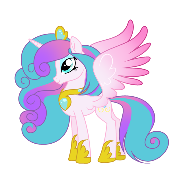 Size: 2135x1908 | Tagged: safe, artist:galaxyswirlsyt, derpibooru import, princess flurry heart, pony, colored wings, gradient wings, image, older, png, simple background, solo, transparent background, wings