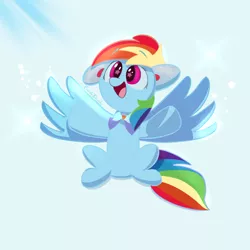 Size: 4000x4000 | Tagged: safe, artist:candydoucky, derpibooru import, rainbow dash, pegasus, pony, awesome, cute, image, png, solo, spoilers for another series