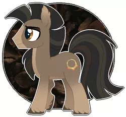 Size: 516x478 | Tagged: safe, artist:kannakiller, derpibooru import, oc, oc:rob roy, unofficial characters only, earth pony, pony, base, base used, ear fluff, hooves, image, jewelry, jpeg, looking back, male, pixel art, solo, stallion, unshorn fetlocks