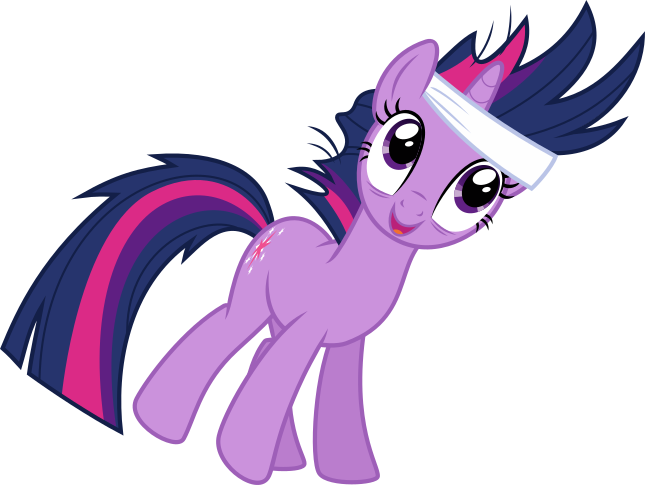 Size: 645x485 | Tagged: safe, artist:sollace, derpibooru import, twilight sparkle, pony, unicorn, it's about time, .svg available, alternate hairstyle, bandana, cute, image, messy mane, open mouth, png, solo, twilynanas, unicorn twilight, vector
