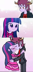 Size: 446x960 | Tagged: safe, artist:natyrumin, derpibooru import, twilight sparkle, equestria girls, alternate universe, blushing, crossover, crossover shipping, equestria girls-ified, image, jpeg, shipping, star vs the forces of evil, svtfoe, tom lucitor