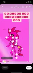 Size: 591x1280 | Tagged: safe, artist:enperry88, derpibooru import, oc, oc:fleek, oc:fleek the dragon, unofficial characters only, dragon, blushing, dragon oc, image, jpeg, looking at you, male, non-pony oc, pink background, pink eyes, shy, shy smile, simple background, sitting, smiling, solo, solo male