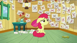 Size: 1280x720 | Tagged: safe, derpibooru import, edit, edited screencap, screencap, apple bloom, scootaloo, sweetie belle, earth pony, pony, animated, cutie mark crusaders, g4, hasbro, image, my little pony, out on my own, pmv, remix, song, spoilers for another series, webm, witchouse\chillout\electronic