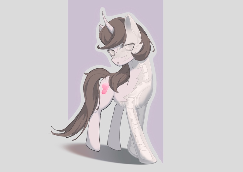 Size: 3508x2480 | Tagged: safe, derpibooru import, peach blossom, oc, oc:taoyvfei, pony, unicorn, curved horn, horn, image, jpeg, solo, unicorn oc