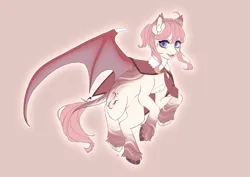 Size: 4961x3508 | Tagged: safe, artist:mian1205, derpibooru import, oc, unofficial characters only, bat pony, pony, bat pony oc, bat wings, image, png, solo, wings