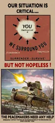 Size: 3035x6740 | Tagged: safe, artist:sustemi, derpibooru import, equestria at war mod, eaw - union of rescue, image, png, poster, propaganda, tank (vehicle)