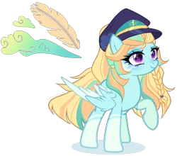 Size: 1604x1412 | Tagged: safe, artist:gihhbloonde, derpibooru import, oc, pegasus, pony, female, image, mare, offspring, parent:rainbow dash, parent:zephyr breeze, parents:zephdash, png, simple background, solo, transparent background