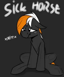 Size: 676x812 | Tagged: safe, artist:sefastpone, derpibooru import, oc, oc:se, unofficial characters only, earth pony, pony, colored sketch, digital art, doodle, freckles, image, male, png, sick, simple background, stallion