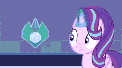 Size: 854x480 | Tagged: safe, artist:forgalorga, derpibooru import, screencap, izzy moonbow, starlight glimmer, alicorn, pony, unicorn, alicornified, animated, bracelet, circle, cylinder, earth pony crystal, female, flickering, friendship bracelet, g4, g4 to g5, g5, g5 to g4, generation leap, gif, glow, glowing horn, horn, image, jewelry, magic, mare, new pony worlds, pegasus crystal, pentagon, plus, race swap, rhombus, saw, scrunchy face, shapes, square, starlicorn, stars, toy, triangle, unicorn crystal, unity crystals, unshorn fetlocks, xk-class end-of-the-world scenario, youtube link