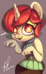 Size: 1024x1627 | Tagged: safe, artist:erica693992, derpibooru import, oc, oc:dazzler blessed, unofficial characters only, anthro, pony, unicorn, anthro oc, behaving like a cat, female, horn, image, jpeg, unicorn oc