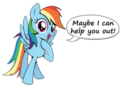 Size: 1762x1272 | Tagged: safe, artist:reconprobe, derpibooru import, rainbow dash, pegasus, pony, image, png, simple background, speech bubble, transparent background