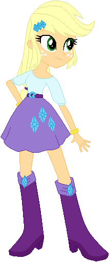 Size: 213x511 | Tagged: safe, artist:doroshll, applejack, equestria girls, belt, boots, clothes, clothes swap, diamond, high heel boots, image, png, shirt, shoes, simple background, skirt, solo, transparent background