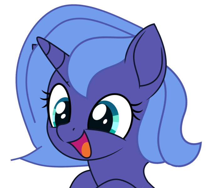 Size: 2167x1884 | Tagged: safe, artist:dassboshit, artist:eiti3, artist:karmakstylez, derpibooru import, edit, editor:eiti3, editor:karmakstylez, princess luna, alicorn, pony, cute, female, filly, foal, happy, image, lunabetes, png, solo, woona, younger