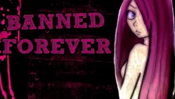 Size: 1280x720 | Tagged: suggestive, artist:mastermax888, artist:vannamelon, derpibooru import, edit, pinkie pie, human, banned from equestria daily, banned forever, breasts, female, hair over one eye, humanized, image, jpeg, looking back, nudity, pinkamena diane pie, sideboob, text, youtube link