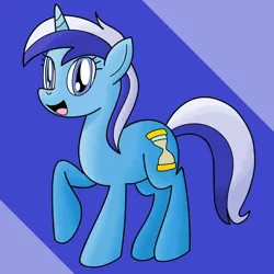 Size: 1280x1280 | Tagged: safe, artist:notadeliciouspotato, derpibooru import, minuette, pony, unicorn, 2019, female, image, jpeg, mare, raised hoof, solo