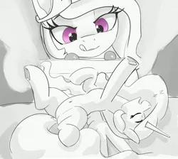 Size: 3442x3083 | Tagged: safe, artist:pabbley, derpibooru import, princess celestia, alicorn, pony, belly button, cake, cakelestia, dream, eyes closed, female, food, grayscale, high res, image, jpeg, licking, licking lips, lying down, mare, monochrome, neo noir, on back, onomatopoeia, open mouth, open smile, partial color, sleeping, smiling, solo, sound effects, tongue out, underhoof, zzz