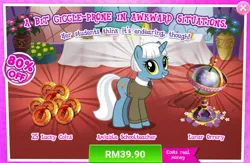 Size: 1540x1003 | Tagged: safe, derpibooru import, official, pony, advertisement, costs real money, female, gameloft, image, jpeg, lucky coins, mare