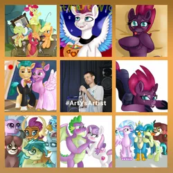 Size: 1400x1400 | Tagged: safe, artist:jbond, derpibooru import, apple bloom, applejack, big macintosh, fizzlepop berrytwist, gallus, granny smith, hitch trailblazer, ocellus, pipp petals, sandbar, silverstream, smolder, spike, sweetie belle, tempest shadow, yona, zipp storm, changedling, changeling, classical hippogriff, dragon, earth pony, gryphon, hippogriff, human, pegasus, pony, undead, unicorn, vampire, yak, g5, my little pony: a new generation, pinkie apple pie, spoiler:my little pony: a new generation, :3, apple family, apples to the core, armor, art vs artist, ass up, assisted preening, bed, bisexual, biting, blushing, bow, broken horn, butt, camera shot, candies, cape, carriage, castle, chest fluff, clothes, cloven hooves, colored hooves, costume, cute, diaocelles, diastreamies, dragoness, dress, ear bite, eyes closed, face down ass up, fangs, female, filly, foal, gallabetes, gallstream, gallus gets all the creatures, gay, gigachad spike, grooming, hair bow, halloween, halloween costume, hitchpipp, holiday, horn, image, irl, irl human, jacko challenge, jewelry, jpeg, lesbian, licking, lying down, male, mare, marriage, massage, meme, monkey swings, nightmare night, nuzzling, ocellustream, older, older spike, older sweetie belle, on back, on bed, open mouth, photo, polyamory, pose, postcard, preening, pumpkin, raised hoof, regalia, road, sad, sandabetes, scene interpretation, shipping, simple background, smiling, smolderbetes, solo, spikebelle, stallion, straight, student six, student six omniship, teenager, tempass, tempestbetes, text, tongue out, wedding, wedding dress, white background, winged spike, wings, yonabar, yonadorable, yonder