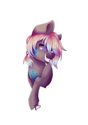 Size: 1000x1414 | Tagged: safe, artist:prettyshinegp, derpibooru import, oc, unofficial characters only, earth pony, pony, bust, earth pony oc, grin, image, png, signature, simple background, smiling, solo, transparent background