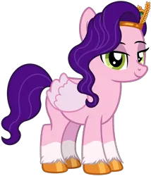 Size: 3264x3817 | Tagged: safe, artist:emeraldblast63, derpibooru import, pipp petals, pegasus, pony, coat markings, female, g4, g5, g5 to g4, generation leap, headband, image, jewelry, mare, png, regalia, simple background, smiling, socks (coat marking), solo, transparent background, unshorn fetlocks, vector