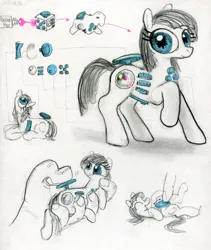 Size: 3000x3560 | Tagged: safe, artist:ja0822ck, derpibooru import, ponified, pony, fidget cube, image, jpeg, traditional art