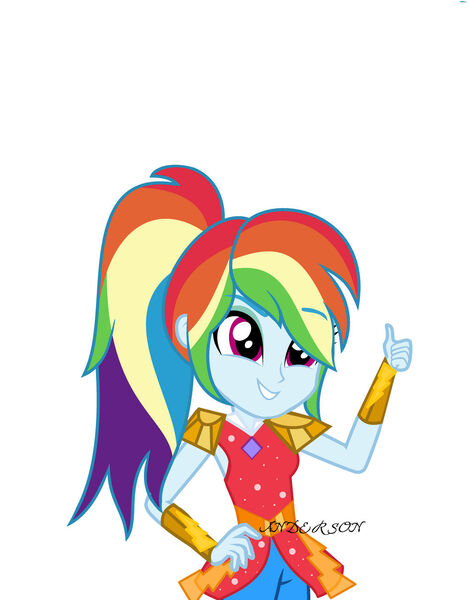 Size: 470x600 | Tagged: safe, artist:andypaint, derpibooru import, rainbow dash, equestria girls, crystal guardian, image, jpeg, simple background, solo, transparent background