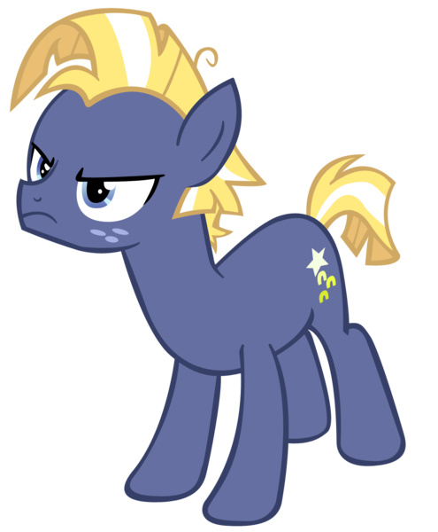 Size: 1050x1272 | Tagged: safe, artist:kyoshithebrony, derpibooru import, star tracker, earth pony, pony, angry, cute, frown, image, madorable, male, narrowed eyes, png, simple background, solo, stallion, trackerbetes, transparent background, vector