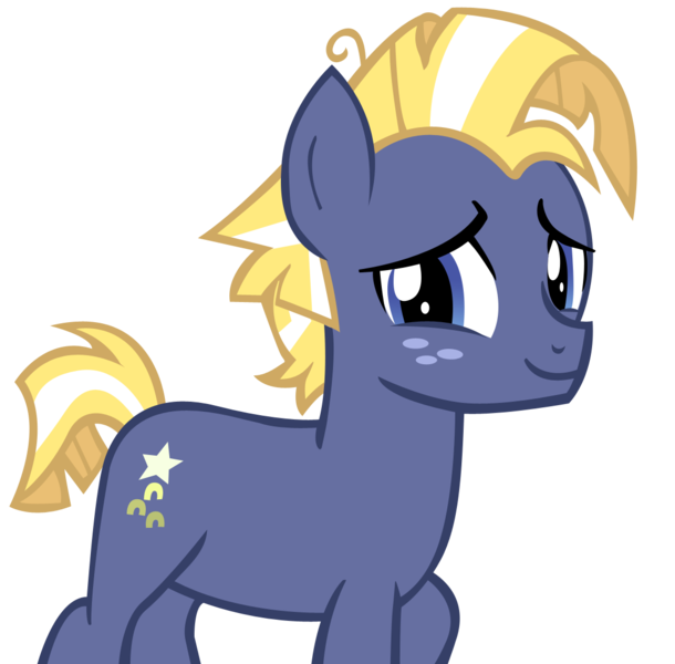 Size: 1139x1121 | Tagged: safe, artist:kyoshithebrony, derpibooru import, star tracker, earth pony, pony, cute, happy, image, looking at you, male, png, simple background, smiling, solo, stallion, trackerbetes, transparent background, vector