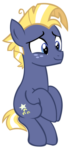 Size: 1181x2320 | Tagged: safe, artist:kyoshithebrony, derpibooru import, star tracker, earth pony, pony, cute, happy, image, male, png, simple background, sitting, smiling, solo, stallion, trackerbetes, transparent background, vector