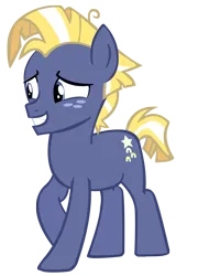 Size: 1002x1395 | Tagged: safe, artist:kyoshithebrony, derpibooru import, star tracker, earth pony, pony, cute, image, male, png, simple background, smiling, solo, stallion, trackerbetes, transparent background, vector