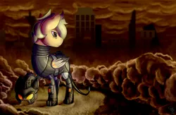 Size: 2300x1500 | Tagged: safe, artist:starcasteclipse, derpibooru import, oc, oc:coffee coat, unofficial characters only, pegasus, pony, fallout equestria, enclave, grand pegasus enclave, image, png, solo