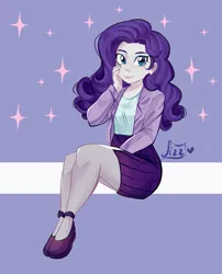 Size: 2280x2820 | Tagged: safe, artist:lizzchan, derpibooru import, human, equestria girls, doodle, female, hand on cheek, image, jpeg, solo