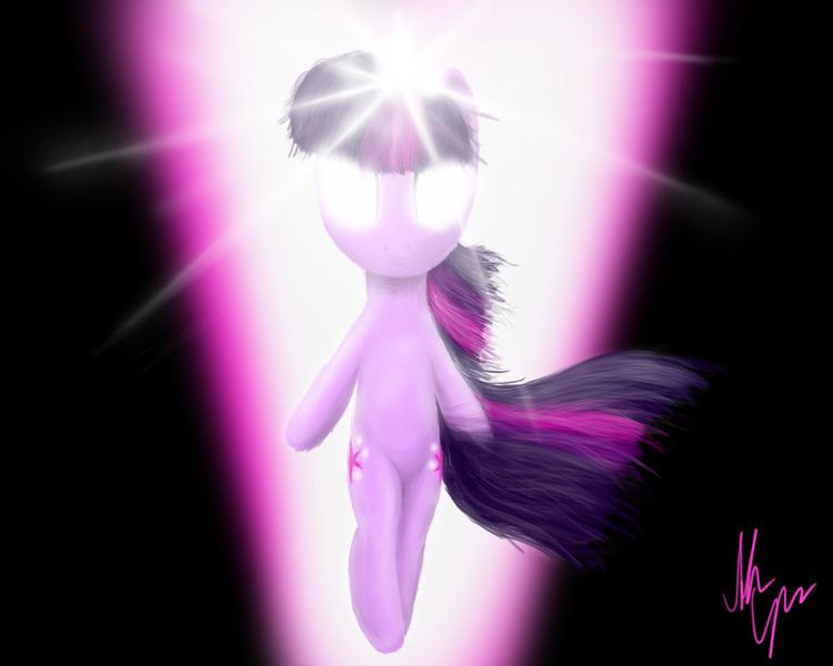 Size: 1280x1024 | Tagged: safe, artist:sameasusual, derpibooru import, twilight sparkle, pony, unicorn, female, glow, glowing eyes, glowing horn, horn, image, png, solo, unicorn twilight