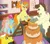 Size: 10160x8943 | Tagged: safe, artist:faitheverlasting, derpibooru import, carrot cake, cup cake, pear butter, pound cake, pumpkin cake, earth pony, ghost, ghost pony, pegasus, pony, undead, unicorn, absurd resolution, cake, cake family, cake twins, chiffon swirl, colt, female, filly, floating, foal, food, headcanon, image, ladder, levitation, magic, male, mare, older, older cake twins, older pound cake, older pumpkin cake, png, siblings, stallion, story included, telekinesis, twins