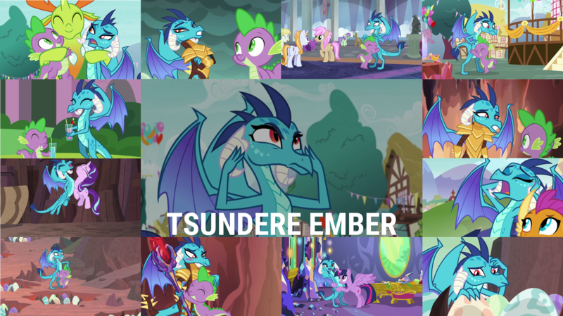Size: 1967x1105 | Tagged: safe, derpibooru import, edit, edited screencap, editor:quoterific, screencap, clever musings, princess ember, smolder, spike, starlight glimmer, strawberry scoop, summer breeze, summer meadow, thorax, twilight sparkle, violet twirl, changedling, changeling, dragon, celestial advice, gauntlet of fire, school daze, sweet and smoky, triple threat, dragoness, female, friendship student, image, king thorax, png