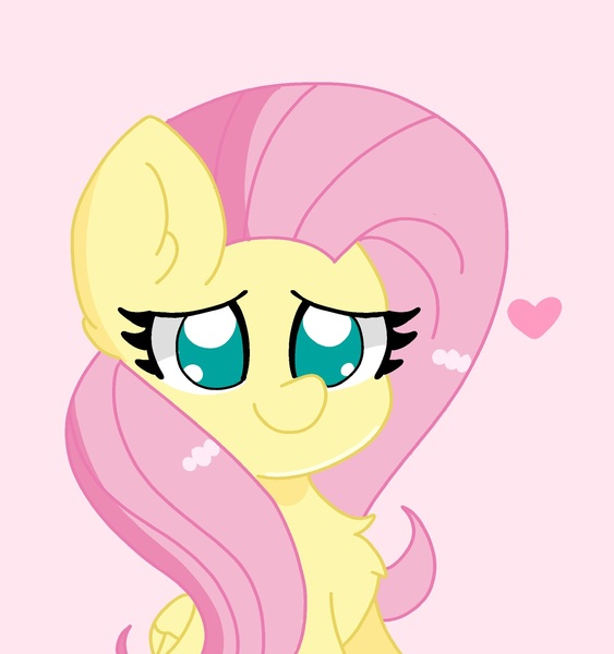 Size: 1718x1831 | Tagged: safe, artist:cinematic-fawn, derpibooru import, fluttershy, pony, cute, image, jpeg, pink background, shyabetes, simple background, solo