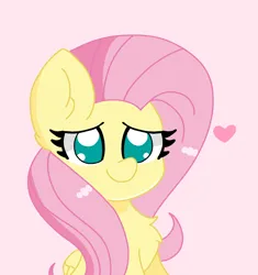 Size: 1718x1831 | Tagged: safe, artist:cinematic-fawn, derpibooru import, fluttershy, pony, cute, image, jpeg, pink background, shyabetes, simple background, solo