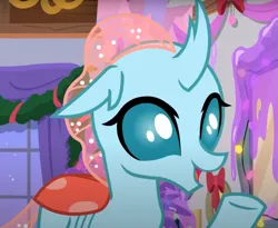 Size: 947x778 | Tagged: safe, derpibooru import, screencap, ocellus, changedling, changeling, the hearth's warming club, cropped, cute, diaocelles, female, image, png, solo