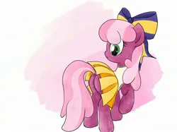 Size: 2732x2048 | Tagged: suggestive, artist:widelake, derpibooru import, cheerilee, earth pony, butt, cheerileeder, cheerleader, clothes, image, jpeg, plot, simple background, skirt, solo