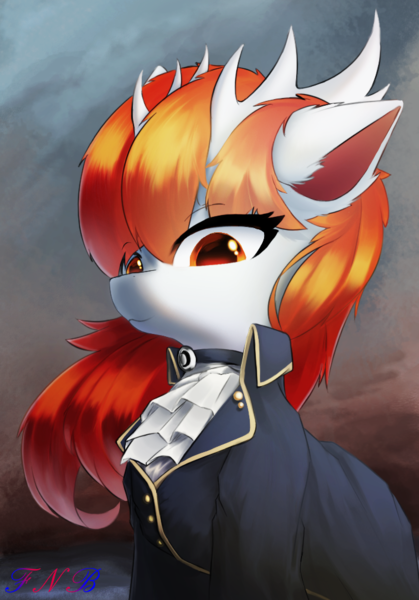 Size: 706x1010 | Tagged: safe, artist:fnb, derpibooru import, deer, fil, image, oc：surging daylight, png