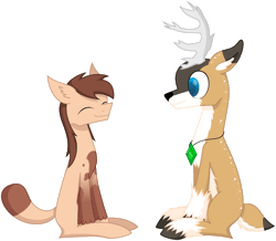 Size: 1423x1242 | Tagged: safe, artist:emc-blingds, derpibooru import, oc, oc:tyandaga, unofficial characters only, alicorn, deer, pony, alicorn oc, animated, antlers, deer oc, gif, horn, image, jewelry, male, necklace, non-pony oc, simple background, sitting, smiling, stallion, transformation, transparent background, wide eyes, wings