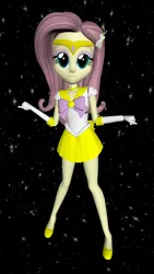 Size: 1080x1920 | Tagged: safe, artist:oatmeal!, derpibooru import, fluttershy, human, equestria girls, 3d, accessory swap, clothes, costume, gmod, image, miniskirt, png, pose, sailor mercury, sailor moon, sailor scout, simple background, skirt, space