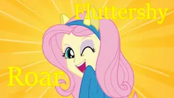 Size: 1920x1080 | Tagged: safe, derpibooru import, edit, edited screencap, screencap, applejack, fluttershy, pinkie pie, rainbow dash, rarity, sunset shimmer, twilight sparkle, pony, equestria girls, canterlot high, image, jpeg, katy perry, roar, smiling, youtube link