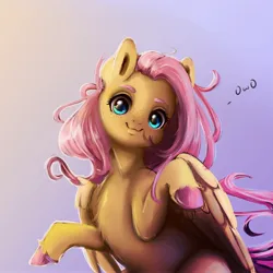 Size: 4000x4000 | Tagged: safe, artist:miokomata, derpibooru import, fluttershy, earth pony, pegasus, pony, absurd resolution, chest fluff, colored hooves, cute, daaaaaaaaaaaw, female, freckles, freckleshy, image, jpeg, looking at you, mare, owo, shyabetes, smiling, smiling at you, solo