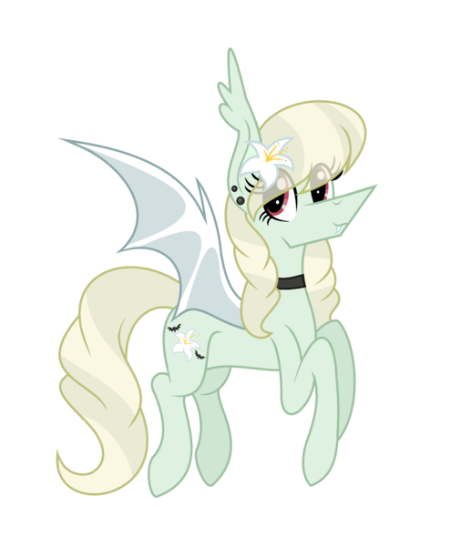 Size: 2048x2429 | Tagged: safe, artist:darbypop1, derpibooru import, oc, oc:lily bats, bat pony, pony, female, image, mare, png, simple background, solo, transparent background