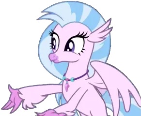 Size: 969x798 | Tagged: safe, derpibooru import, silverstream, classical hippogriff, hippogriff, pony, female, image, looking left, mare, pink skin, png, simple background, solo, transparent background